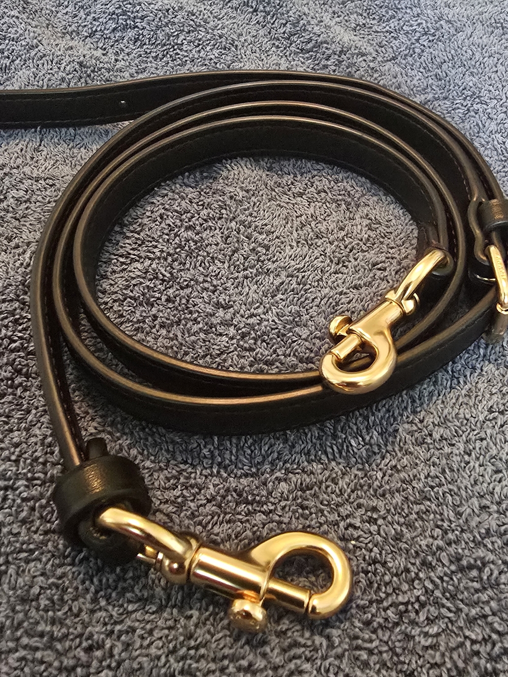 Coach Replacement Crossbody Strap Black/Gold